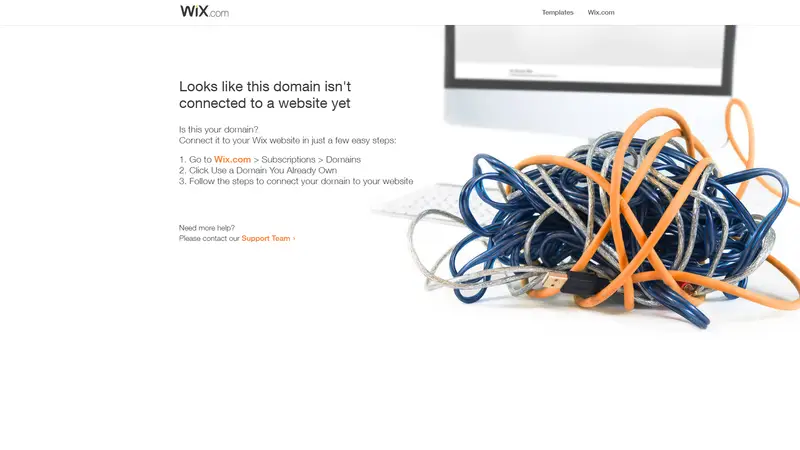 Error website screenshot
