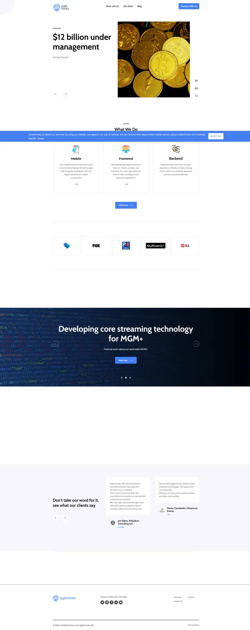 AgileFreaks website screenshot