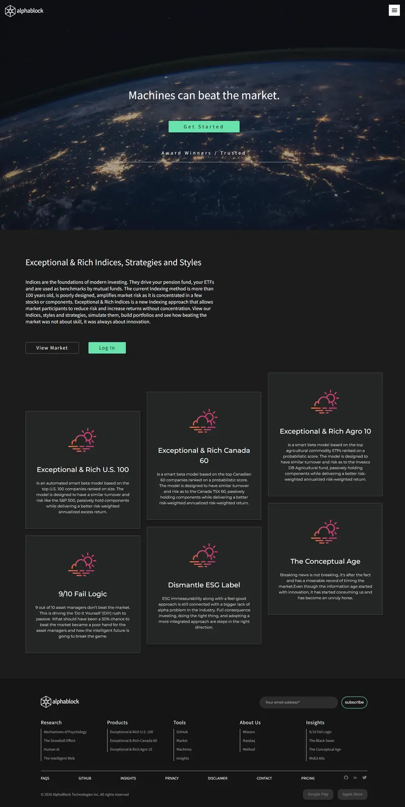 Alphabots website screenshot