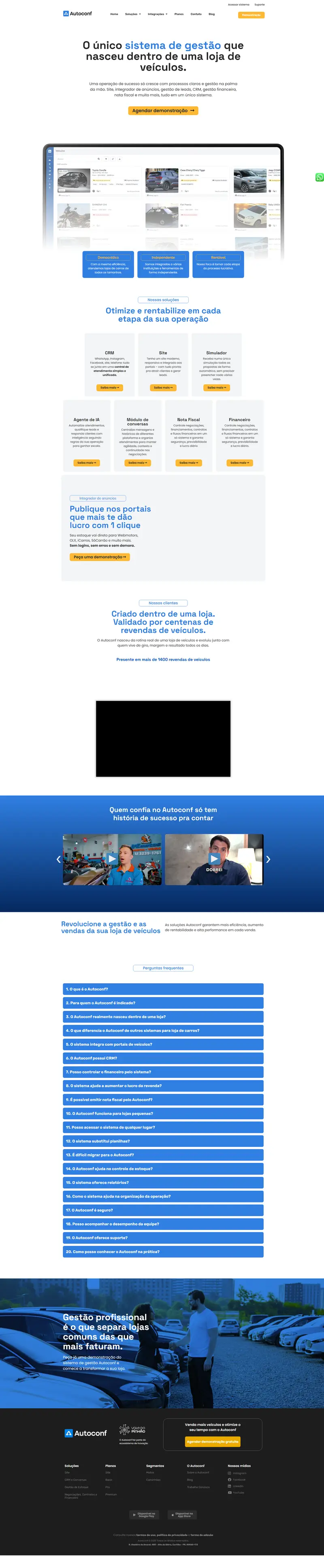 Home - Autoconf website screenshot