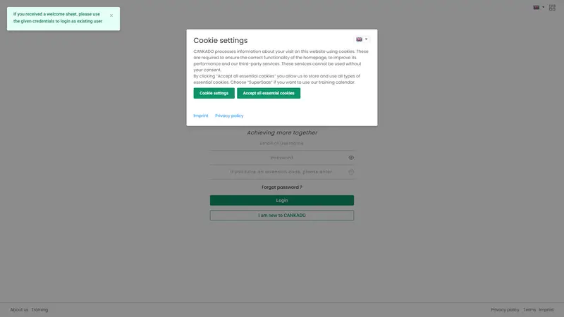 Cankado website screenshot