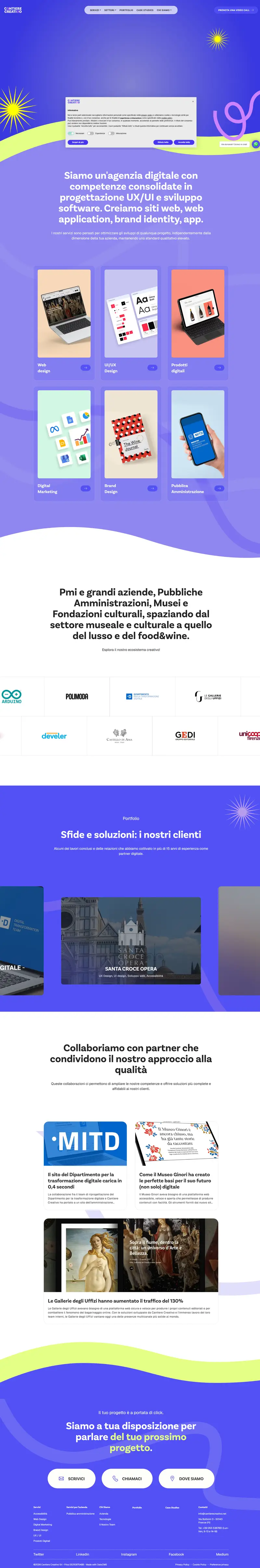 Realizzazione Siti Internet ed E-commerce Professionali website screenshot