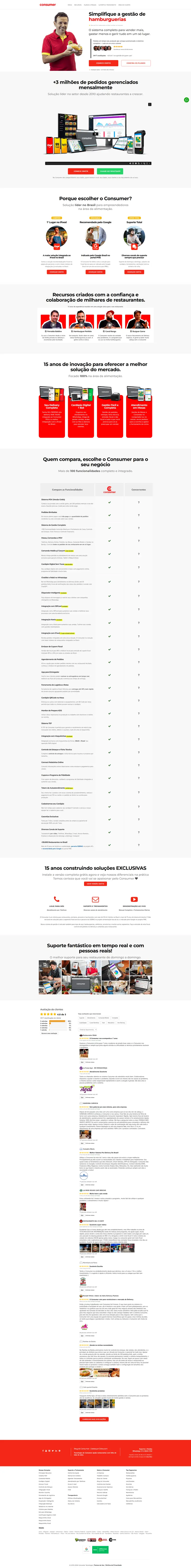 Sistema para Restaurantes Gratuito Mesas e Delivery website screenshot