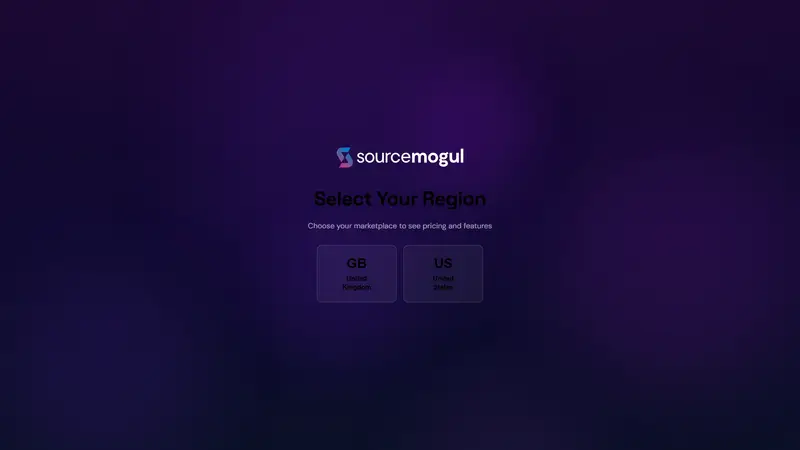 Coming Soon - SourceMogul website screenshot
